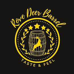 ROVE DEER BARREL TASTE & FEEL logo