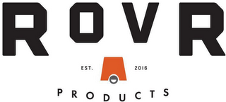 ROVR PRODUCTS EST. 2016 logo