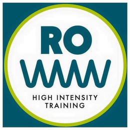 ROW HIGH INTENSITY TRAINING logo