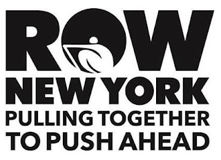 ROW NEW YORK PULLING TOGETHER TO PUSH AHEAD logo