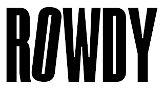 ROWDY logo