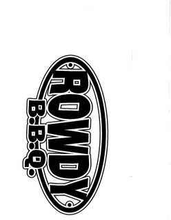 ROWDY B.B.Q. logo
