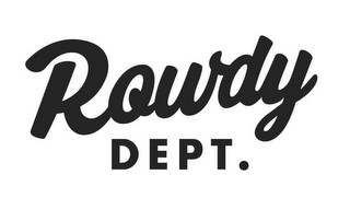 ROWDY DEPT. logo