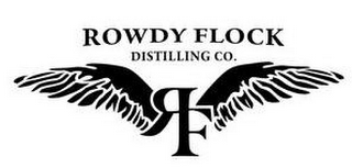 ROWDY FLOCK DISTILLING CO. RF logo