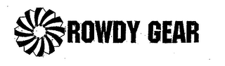 ROWDY GEAR logo