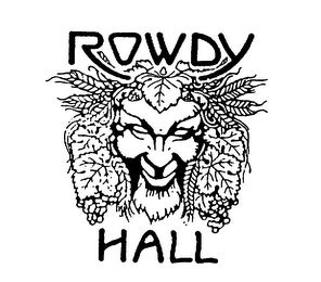 ROWDY HALL logo