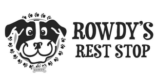 ROWDY'S REST STOP logo