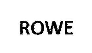 ROWE logo
