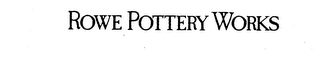 ROWE POTTERY WORKS logo