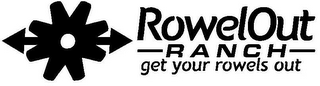 ROWELOUT RANCH GET YOUR ROWELS OUT logo