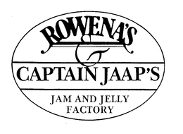 ROWENA'S CAPTAIN JAAP'S JAM AND JELLY FACTORY logo