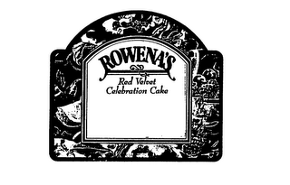 ROWENA'S RED VELVET CELEBRATION CAKE logo