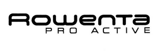 ROWENTA PRO ACTIVE logo