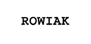 ROWIAK logo