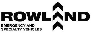 ROWLAND EMERGENCY AND SPECIALTY VEHICLES logo