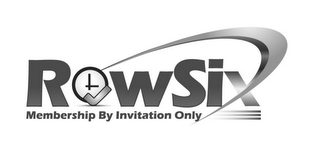 ROWSIX - MEMBERSHIP BY INVITATION ONLY logo