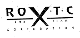 ROX. T.C ROX TEAM CORPORATION logo