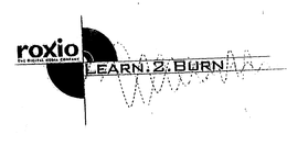 ROXIO THE DIGITAL MEDIA COMPANY LEARN.2.BURN logo