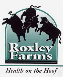 ROXLEY FARMS HEALTH ON THE HOOF logo