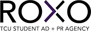 ROXO TCU STUDENT AD + PR AGENCY logo