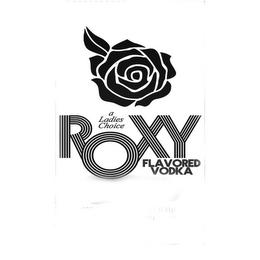 ROXY FLAVORED VODKA A LADIES CHOICE logo