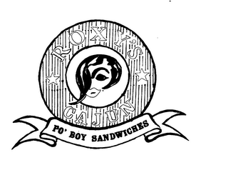 ROXY'S CAJUN PO' BOY SANDWICHES logo