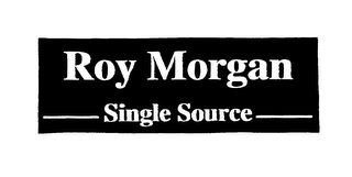ROY MORGAN SINGLE SOURCE logo