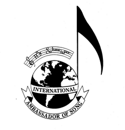 ROY SCHNEIDER INTERNATIONAL AMBASSADOR OF SONG logo