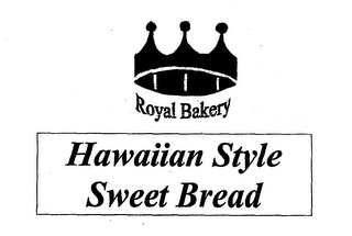 ROYAL BAKERY HAWAIIAN STYLE SWEET BREAD logo