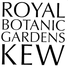 ROYAL BOTANIC GARDENS KEW logo