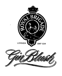 ROYAL BRIGADE LONDON DRY GIN GIN BLUSH logo