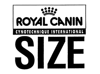 ROYAL CANIN CYNOTECHNIQUE INTERNATIONALSIZE logo