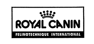 ROYAL CANIN FELINOTECHNIQUE INTERNATIONAL logo