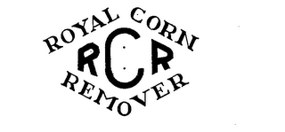 ROYAL CORN REMOVER RCR logo