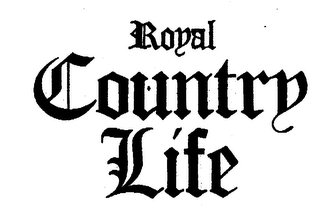 ROYAL COUNTRY LIFE logo