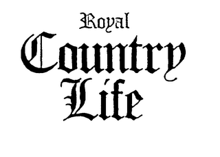 ROYAL COUNTRY LIFE logo