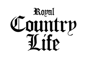 ROYAL COUNTRY LIFE logo