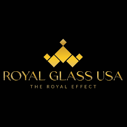 ROYAL GLASS USA THE ROYAL EFFECT logo
