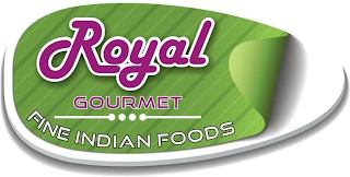 ROYAL GOURMET FINE INDIAN FOODS logo