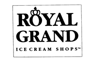 ROYAL GRAND ICE CREAM SHOPS logo