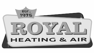 ROYAL HEATING & AIR EST. 1975 logo