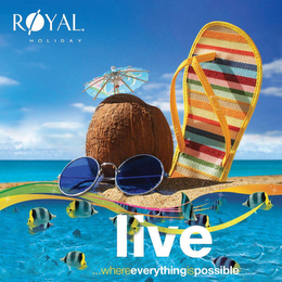 ROYAL HOLIDAY LIVE...WHEREEVERYTHINGISPOSSIBLE logo