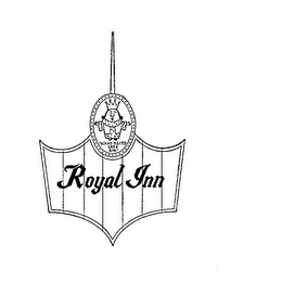 ROYAL INN "ALWAYS TREATED LIKE A KING" logo