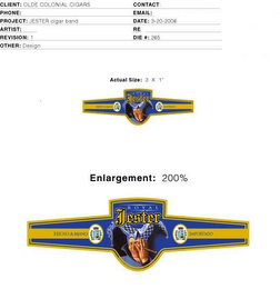 ROYAL JESTER HECHO A MANO IMPORTADO logo