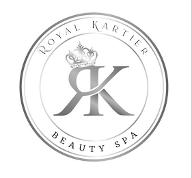 ROYAL KARTIER BEAUTY SPA RK logo