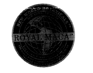 ROYAL MACA NEW WORLD BOTANICALS logo