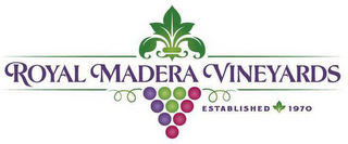 ROYAL MADERA VINEYARDS ESTABLISHED 1970 logo