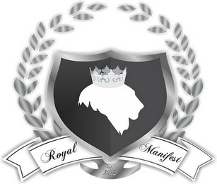 ROYAL MANIFEST EST. 2012 logo