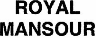 ROYAL MANSOUR logo