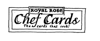 ROYAL ROSE CHEF CARDS - THE CARDS THAT COOK! logo